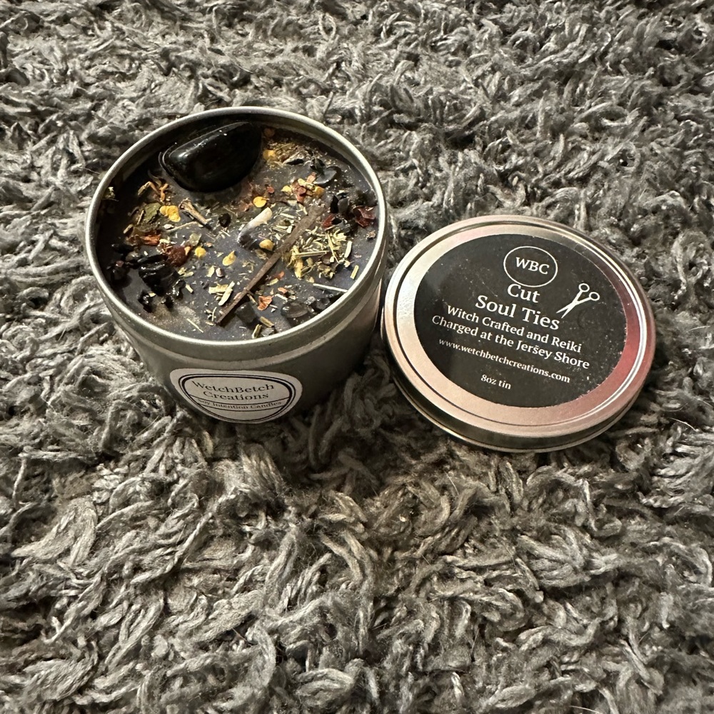 WBC Handmade Cut Soul Ties Intention Candle